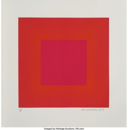 Richard Anuszkiewicz, ‘Summer Suite (Red with Gold IV)’, 1979