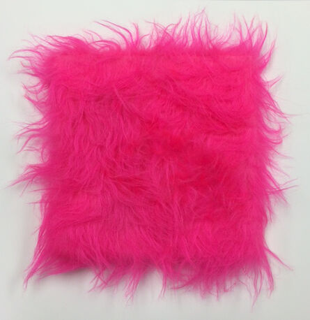 Sylvie Fleury, ‘Cuddly Painting (pink)’, 2015
