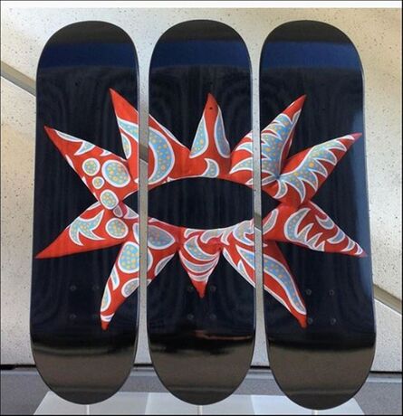 Yayoi Kusama, ‘With All My Flowering Heart, Limited Edition Skate Deck Triptych’, 2014