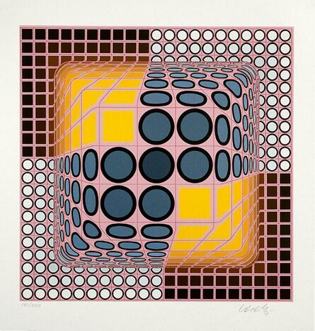 Victor Vasarely, ‘Pink Composition’, ca. 1980
