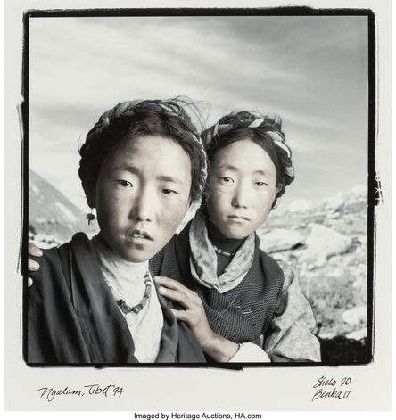 Phil Borges, ‘Shelo, 20 and Benba, 17, Nyalam, Tibet’, 1994