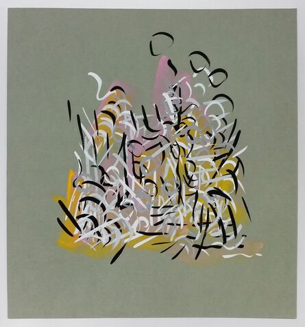Carol Salmanson, ‘Radiations Drawing Pink + Orange’, 2015