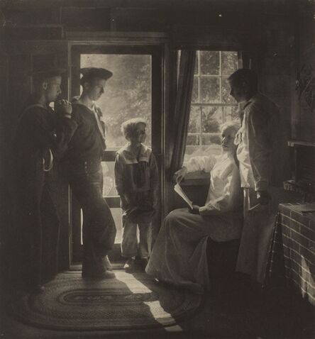 Gertrude Käsebier, ‘Sunshine in the House (Clarence H. White and family)’, 1913