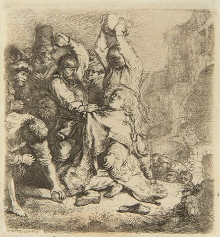 Rembrandt van Rijn, ‘The Stoning of Saint Stephen’, 1635