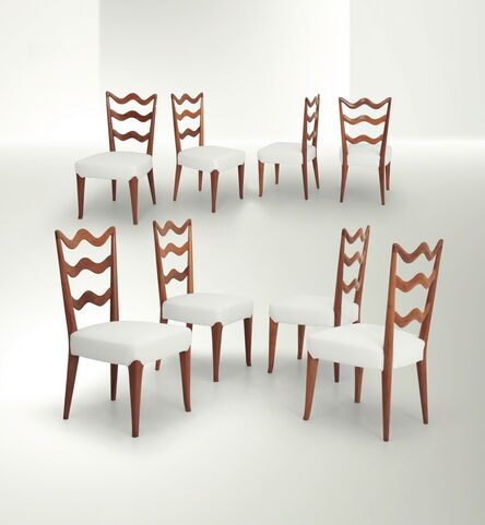 Osvaldo Borsani, ‘eight 5417 chairs, Italy’, 1941