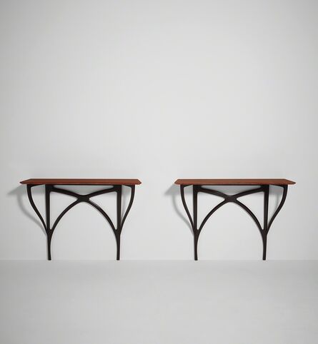 Ico Parisi, ‘Pair of wall-mounted console tables’, circa 1949