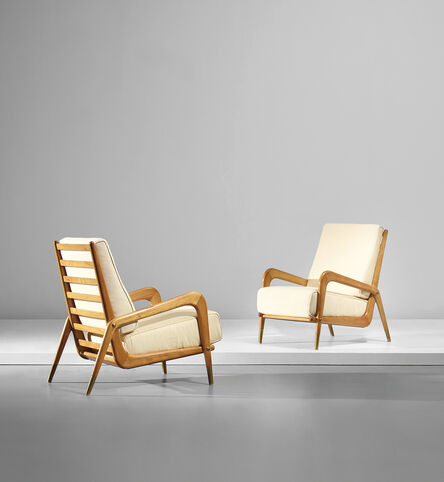 Gio Ponti, ‘Pair of rare armchairs’, circa 1937