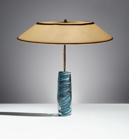 Paolo Venini, ‘Rare table lamp’, circa 1950