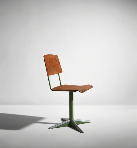 Jean Prouvé, ‘Dactylo pivoting chair, model no. CD 11’, circa 1944