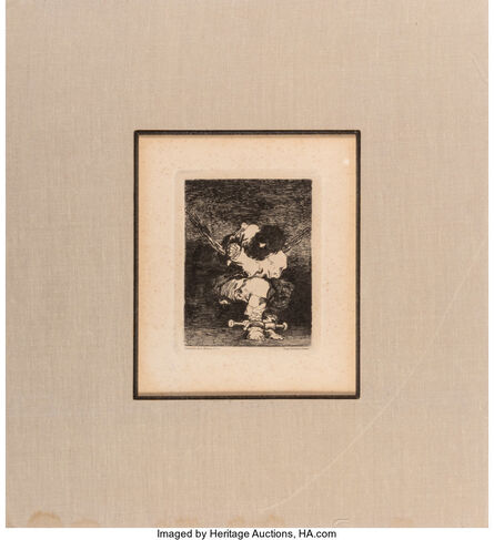 After Francisco José de Goya, ‘Le Prisonnier’, c. 1880