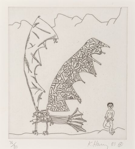 Keith Haring, ‘Untitled, from The Valley Series’, 1989
