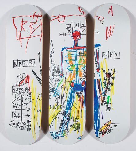 After Jean-Michel Basquiat X The Skateroom, ‘Robot, triptych (Open Edition)’, 2016
