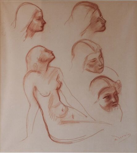 André Derain, ‘Studies of a Figure’