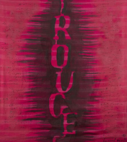 Bernard Quentin, ‘Rouge’, 1983