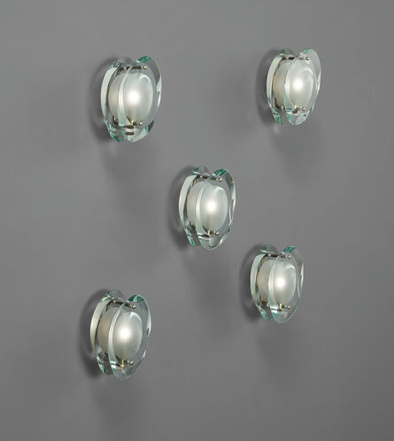 Max Ingrand, ‘Set of five "Micro" wall lights, model no. 2093’, circa 1962