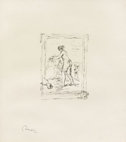Pierre-Auguste Renoir, ‘Femme au cep de vigne, 2e variante (from L'Album des Douze Lithographies Originales)’, 1904