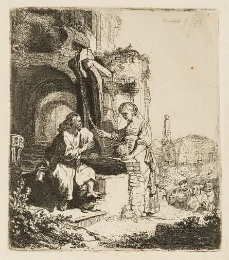 Rembrandt van Rijn, ‘Christ and the Woman of Samaria among Ruins’, 1634