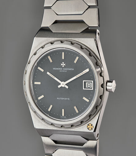 Vacheron & Constantin, ‘A fine and very rare stainless steel wristwatch with date and integrated bracelet’, 1979