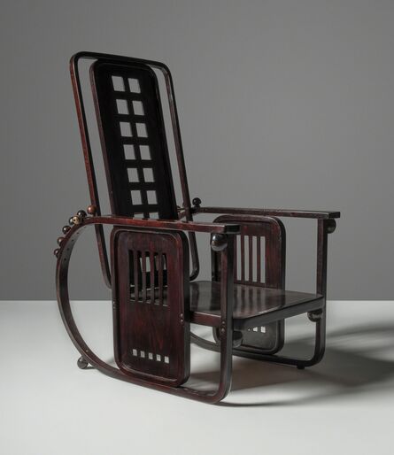 Josef Hoffmann, ‘A 'Sitzmaschine' adjustable armchair, model no. 670’, designed 1908