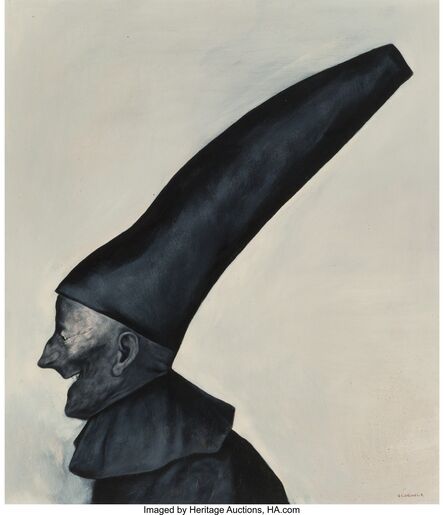 Rafael Coronel, ‘Untitled (Man with hat)’