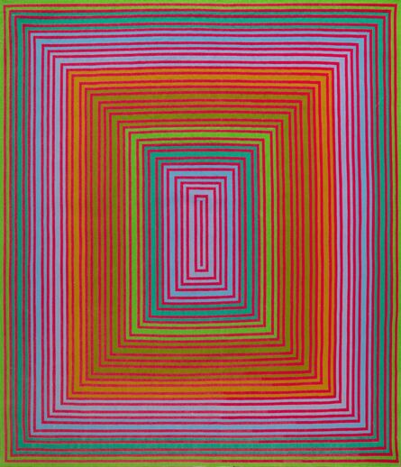 Richard Anuszkiewicz, ‘Purpleish-Warm Rectangle’, 1974