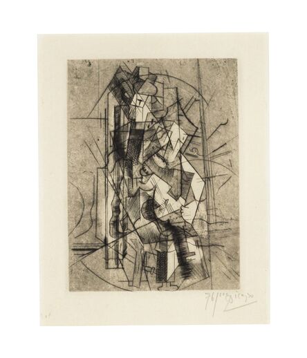 Pablo Picasso, ‘L’homme à la guitare’, 1915