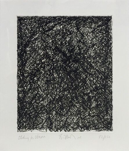 Brice Marden, ‘Etching for Obama, from the Artist for Obama Portfolio’, 2008