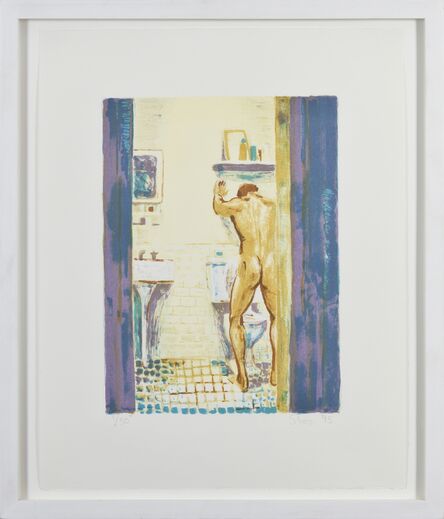 Hugh Steers, ‘White Gown, Blue Rug, Sink and Bowl (three works)’, 1995
