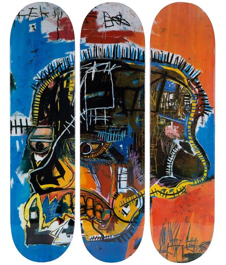 After Jean-Michel Basquiat X The Skateroom, ‘Skull, triptych’, 2014