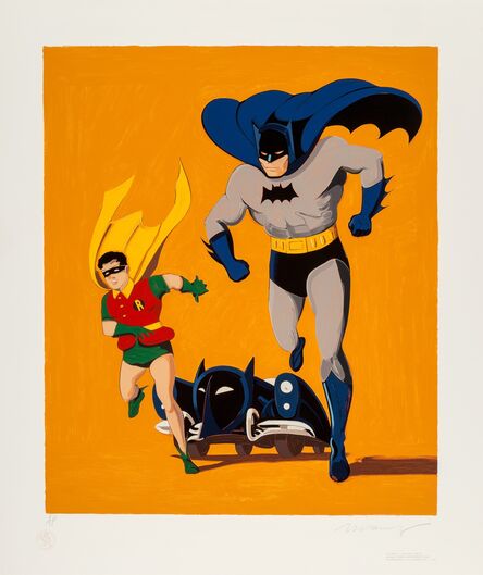 Mel Ramos, ‘Batman, Robin, and the Batmobile’, 1989