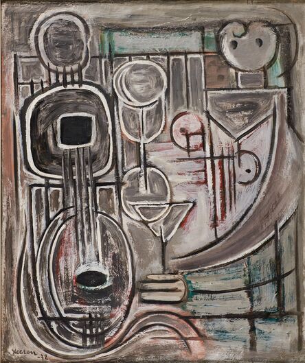 Jean Xceron, ‘Untitled (Mandolin Abstraction)’, 1932