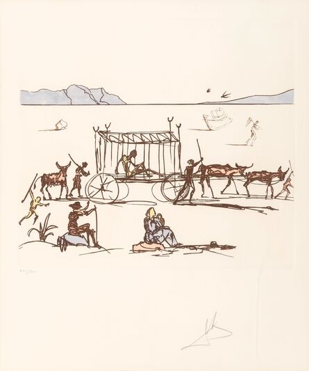 Salvador Dalí, ‘Judgement, from Historia de Don Quichotte de la Mancha’, 1980
