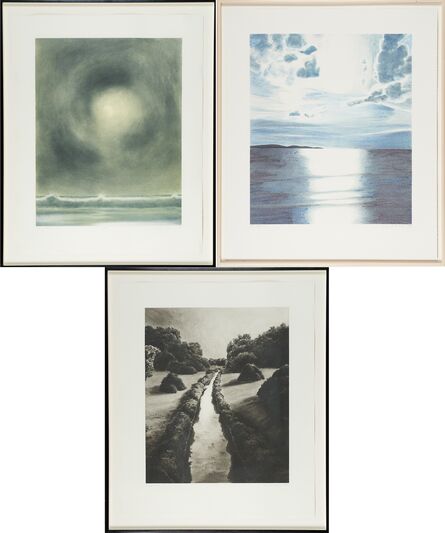 April Gornik, ‘Sea Light (aka Paris Review), Sun and Storm, Water Path’
