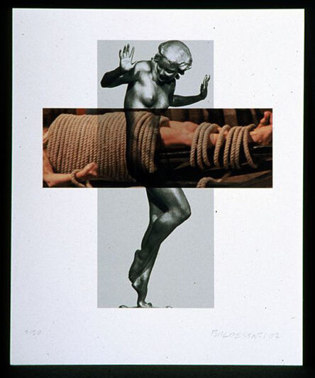 John Baldessari, ‘The Intersection Series: Statue/Bound Person’, 2002