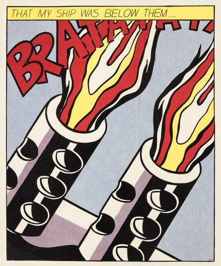 After Roy Lichtenstein, ‘As I Opened Fire (triptych)’, 1966