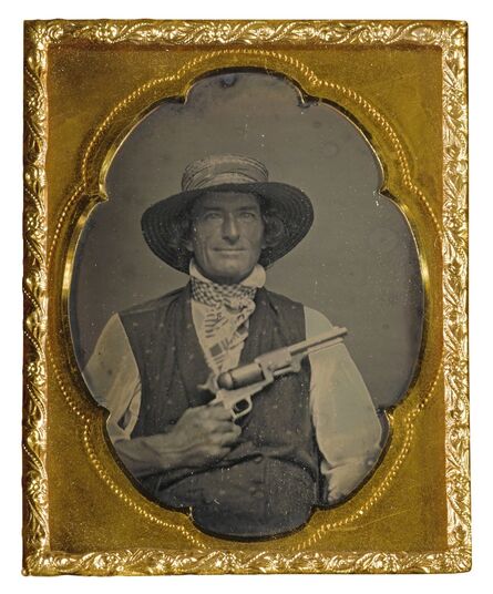 Anonymous American Photographer, ‘Man with Colt Dragoon’, circa 1850