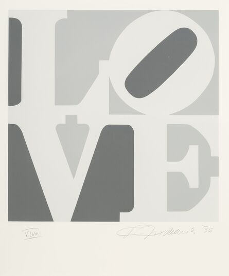 Robert Indiana, ‘One Plate, from Book of Love’, 1996