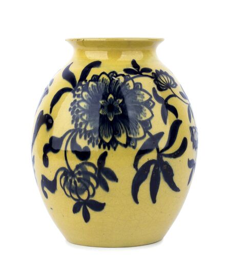 Melandri Focaccia, ‘Ceramic vase with floreal decorations’