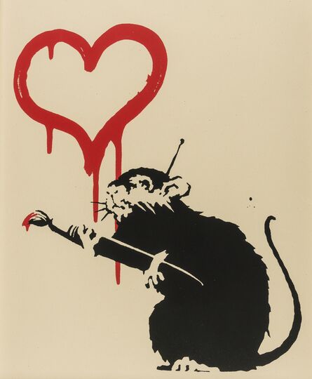Banksy, ‘Love Rat’