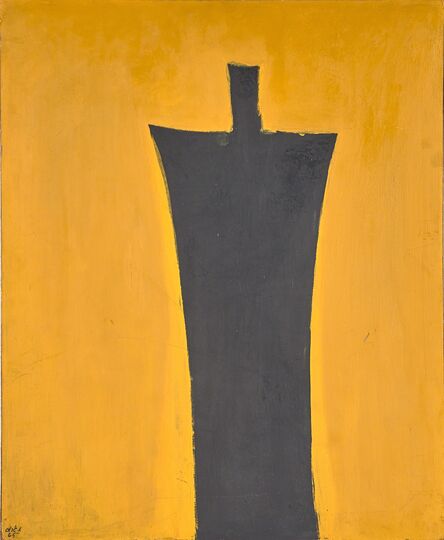 Michael Gross (1920-2004), ‘Untitled (Figure on Yellow)’, 1965