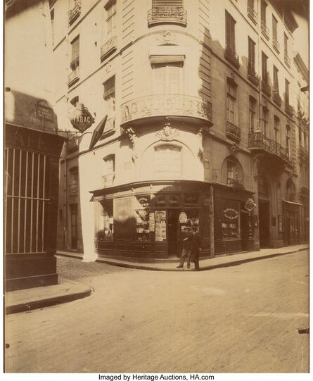 Jean-Eugene-Auguste Atget, ‘Hôtel du Griffin, 52 rue André des Arts’, 1900