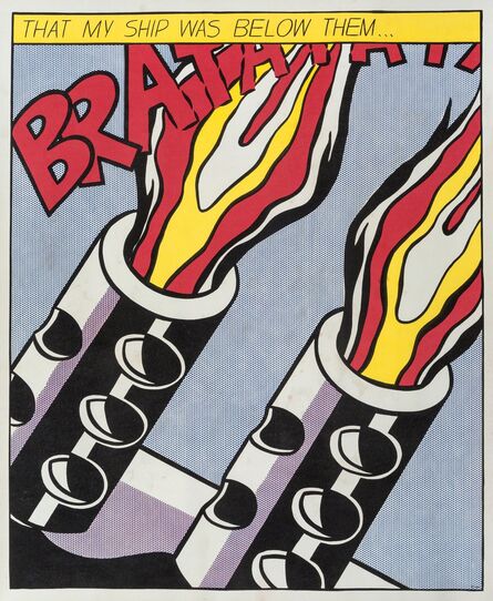After Roy Lichtenstein, ‘As I Opened Fire, triptych’, 1966