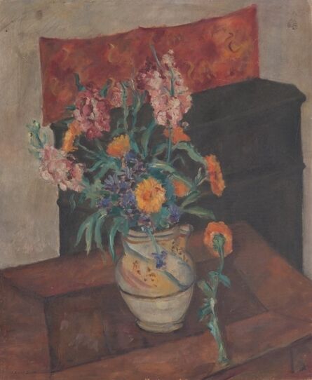 Giuseppe Santomaso, ‘Interno con fiori’, 1940