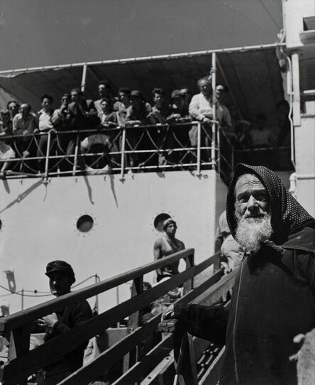 Robert Capa, ‘Israel, people disembarking’, 1948-1950