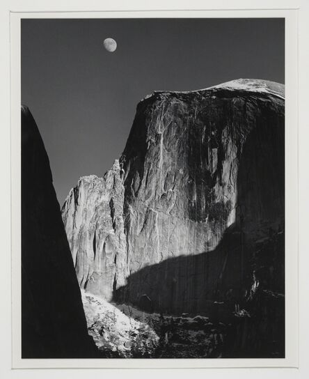 Ansel Adams, ‘Moon and Half Dome, Yosemite National Park, CA’, 1929