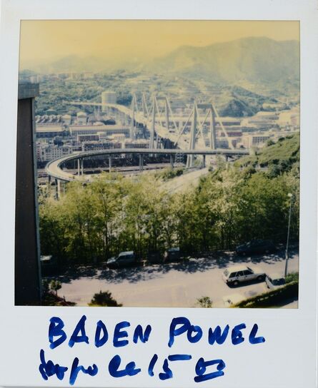 Lattuada Alberto, ‘Baden Powel - polaroid con Vedute di Genova’, 1989-1990