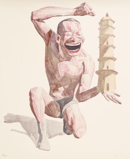 Yue Minjun, ‘Ohne Titel, No. 16, from Smile-ism Series’, 2006