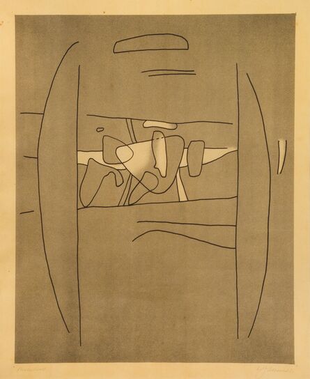 Willi Baumeister, ‘Segmente mit Figuren’, 1936