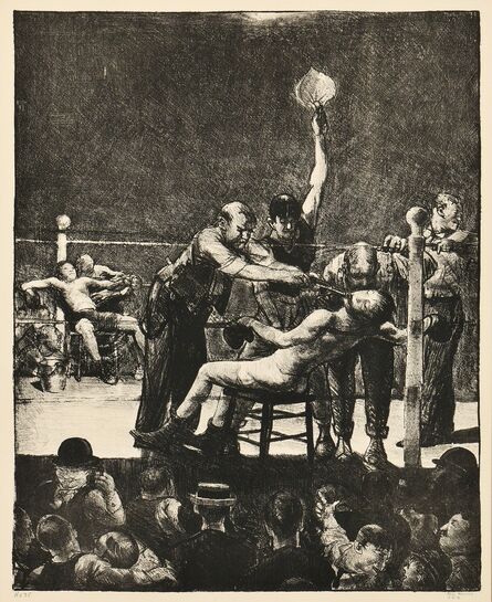 George Bellows, ‘Between Rounds, Large, First Stone’, 1916
