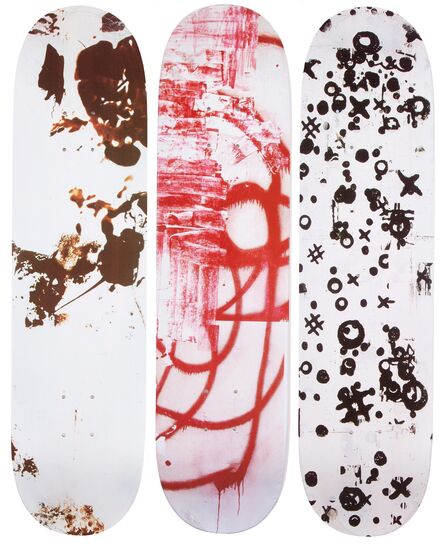 Supreme X Christopher Wool, ‘Skate Decks (set of 3)’, 2008